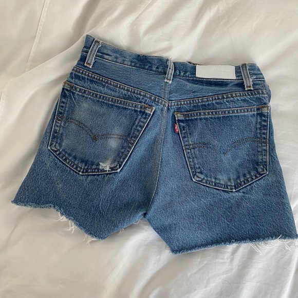 RE/DONE Levi’s Denim Cutoffs - Picture 2 of 5
